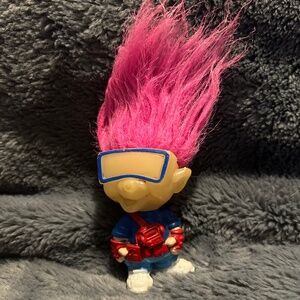 😉Bundle Days😉 1993 Burger King Kid Vid Russ Berrie Troll Doll Glow In The Dark